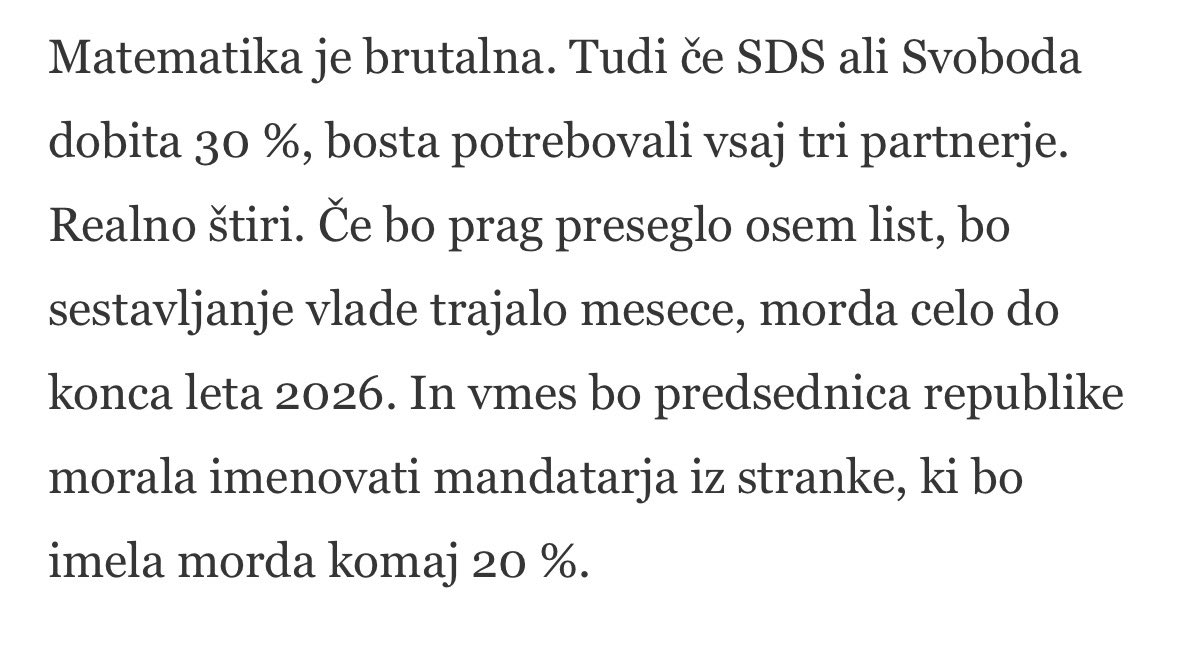Eduardus ⚡️⚡️Nostradamus strikes again … 
… iz današnje kolumne, objavljene ob 7.00 zjutraj:
