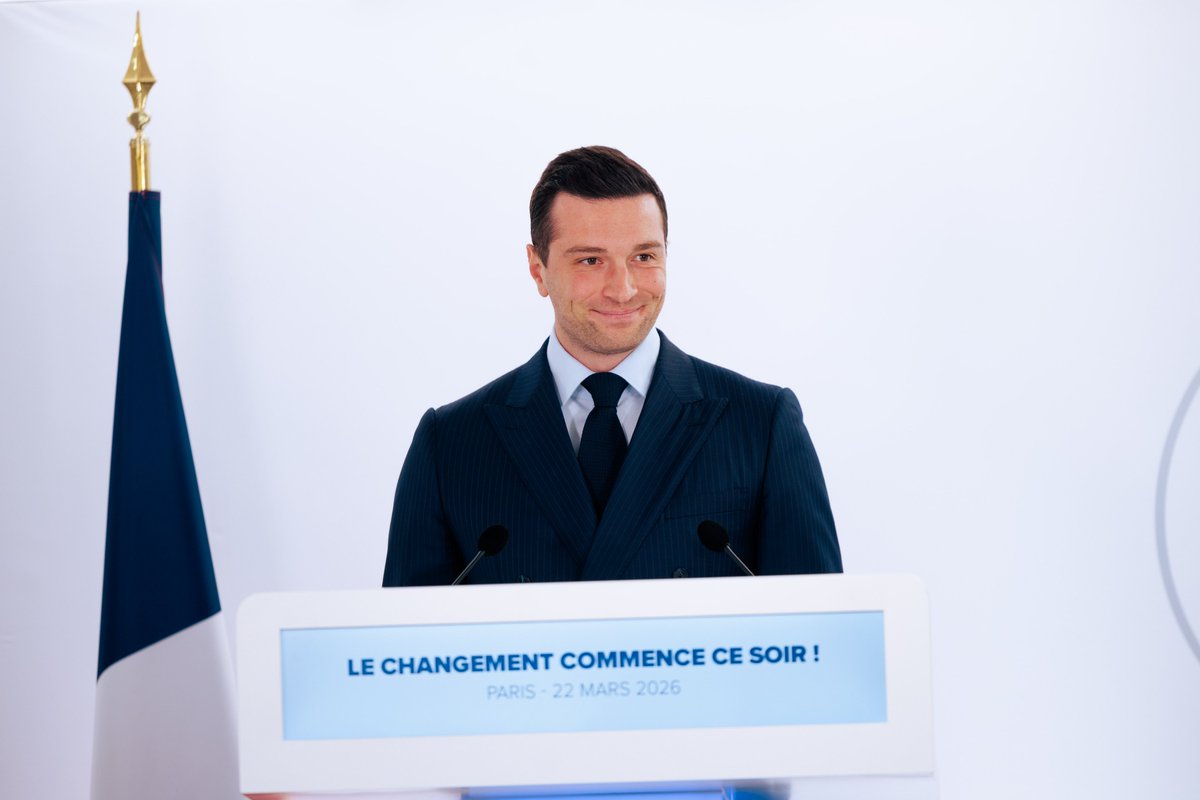 Jordan Bardella tweet media