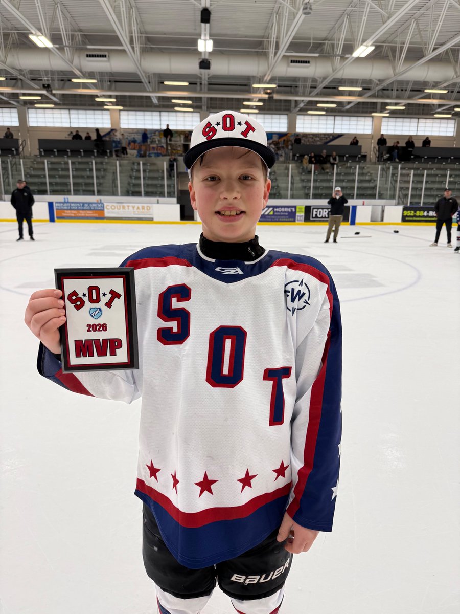 YouthHockeyHub's tweet photo. Stars of Tomorrow
2015 Boys All-Tournament Team
G - Dalton Kuntz (West)
D - Grant Belde (East)
D - Vincent Johnson (West)
F - Paxton Jans (West)
F - Maverick White (East)
F - Griffin O'Leary (West)
Most Valuable Player - Griffin O'Leary (West)
#starsoftomorrow https://t.co/Jr5UqFzjeh