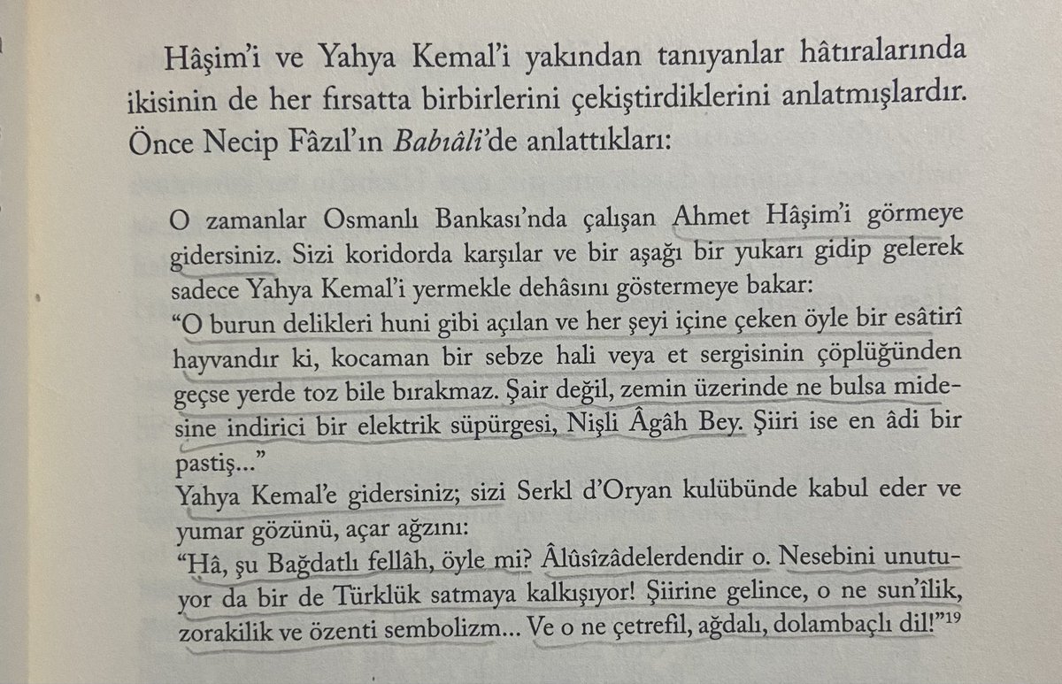 Gonulsimsir's tweet photo. @alisukrucoruk Ayrıca Ortaç, Hâşim ve Yahya Kemal’i aynı takıma alıp yüklense de ikisinin birbirlerine söylemleri de epey komik duruyor. Sadece ikisinin bildiği bir dilde birbirilerine o dille sataşan iki insan gibiler. https://t.co/vDvIa6K2F0