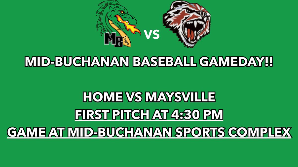Mid-Buchanan Dragons Baseball tweet media