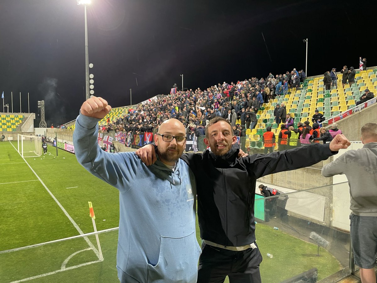 CPFCTom96's tweet photo. Palace in Europe!🔴🔵🦅🦅 https://t.co/W241xzjysV