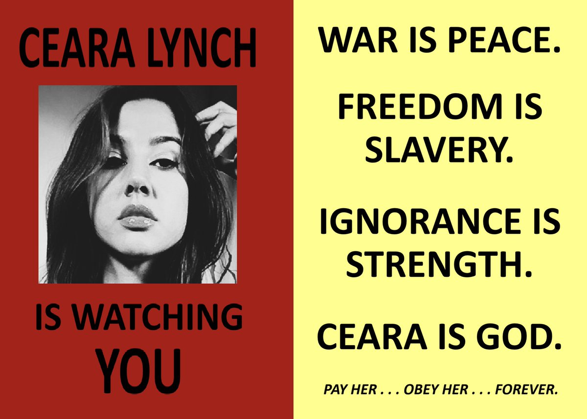 Just a friendly reminder about <a href="/cearalynch/">Ceara Lynch</a> and this crazy world in which we live! 🤑💸💰💳🥰