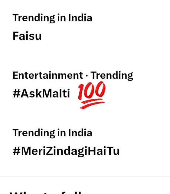 siya7781's tweet photo. Malti's first #AskMalti and it trended on twitter, so happy to see people love her 🤌
#MaltiChahar https://t.co/N8gNWffibK