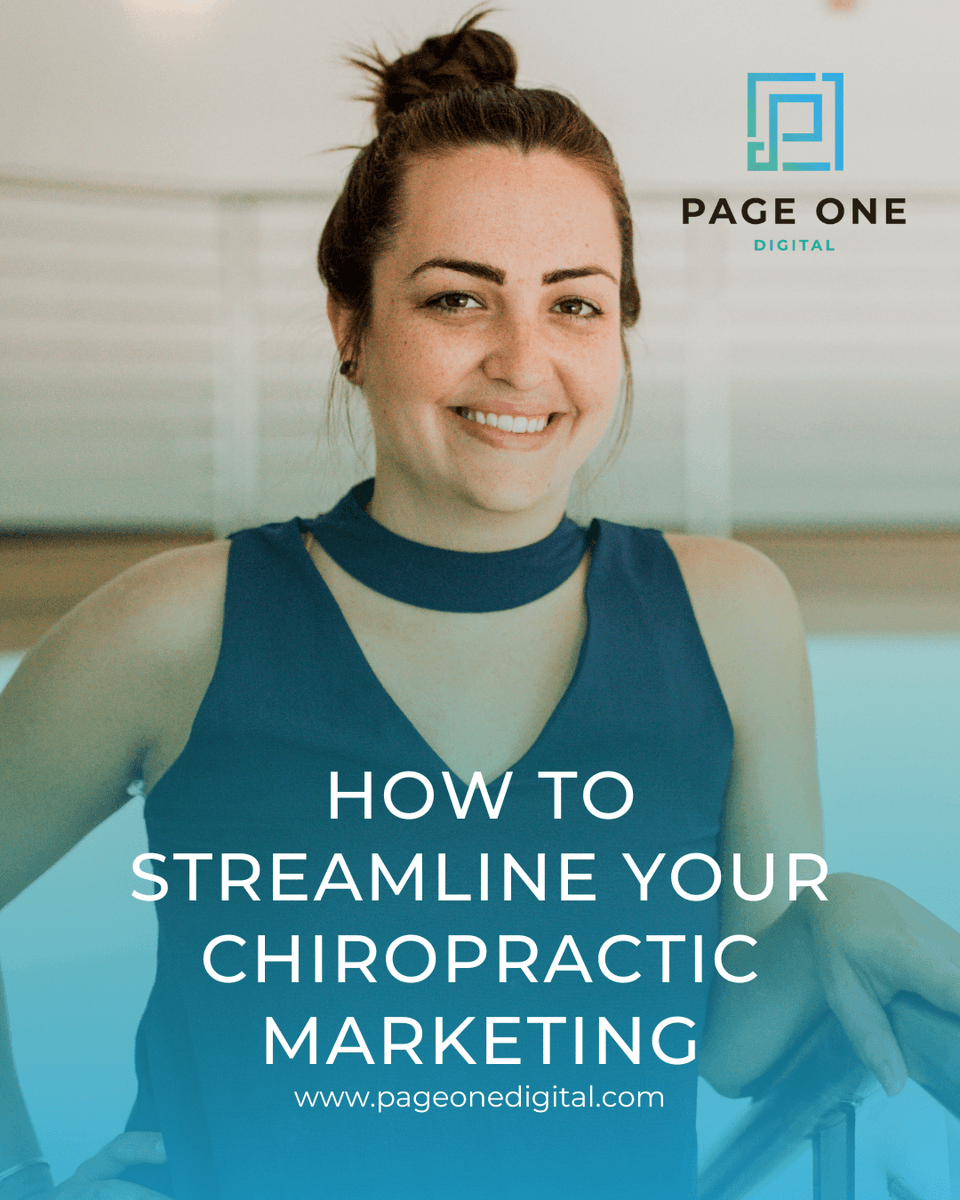 Page_1_Digital's tweet image. Do you find social media, email, and digital marketing overwhelming? These solutions can help streamline your chiro marketing efforts: pageonedigital.com/blog/streamlin…
#digitalmarketingtips #digitalmarketingexperts #pageonedigital