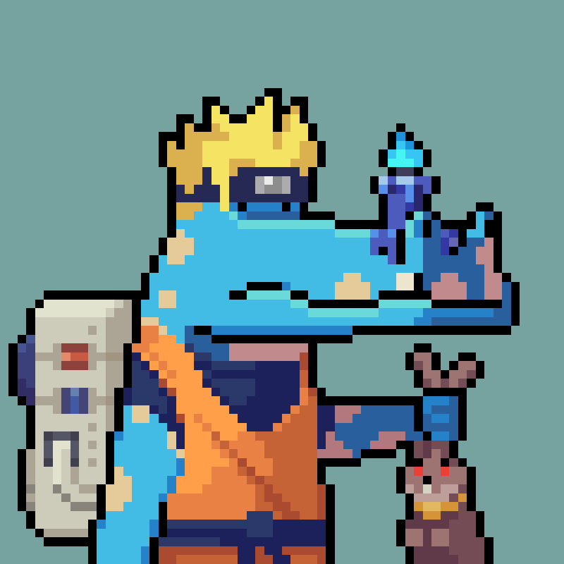 Toothy Greetings 🐊💚 tweet media