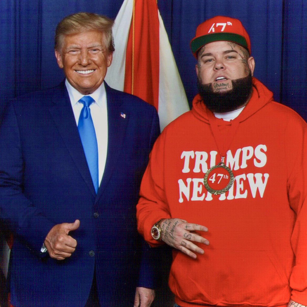 Trumps Nephew tweet media