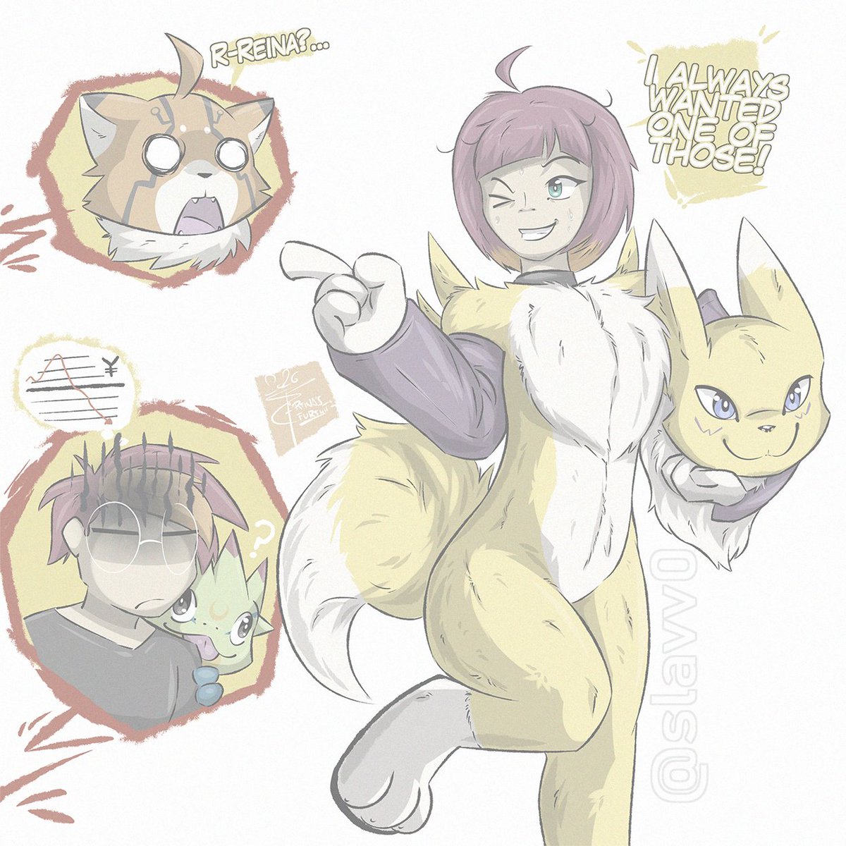 slavv0's tweet photo. 'Reina's Fursuit'

Major financial setback

#Pristimon #プリスティモン #Gekkomon #ゲッコーモン #digimonbeatbreak https://t.co/wZynjifJBO