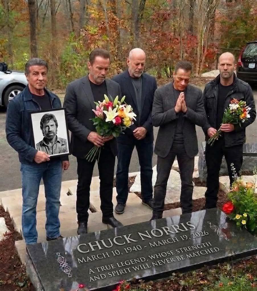 Miros70745's tweet photo. Legendarne, niezniszczalne pożegnanie z wielkim człowiekiem. RIP CHUCK🤘🙏 https://t.co/LsxYZfMhts