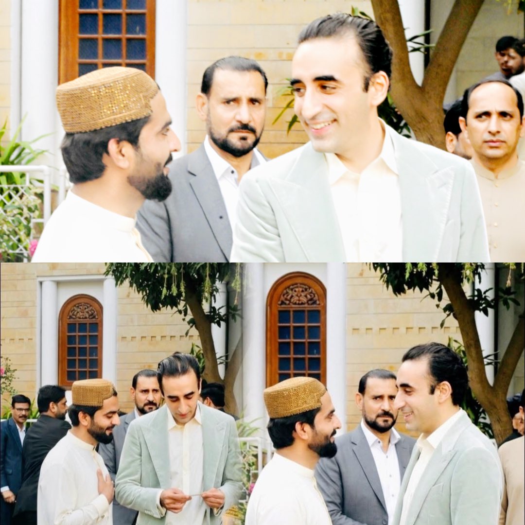 Eid With My Pride My Leader Chairman <a href="/BBhuttoZardari/">Bilawal Bhutto Zardari</a> 🤍🤍

ThankYou Bhai Jan <a href="/JunaidSaleemJD/">Junaid Saleem Jadi</a> ❤️🙏🏻