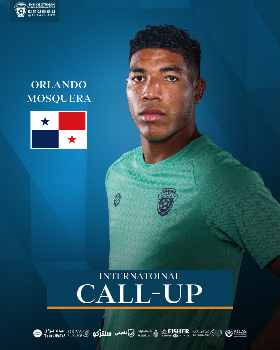 AlfayhaSC_en's tweet photo. 🇵🇦 #AlFayha first team goalkeeper, Panamanian Orlando Mosquera, has joined his national team, which will face South Africa during the international break.

#WithAlFayha https://t.co/kmlua11CTM