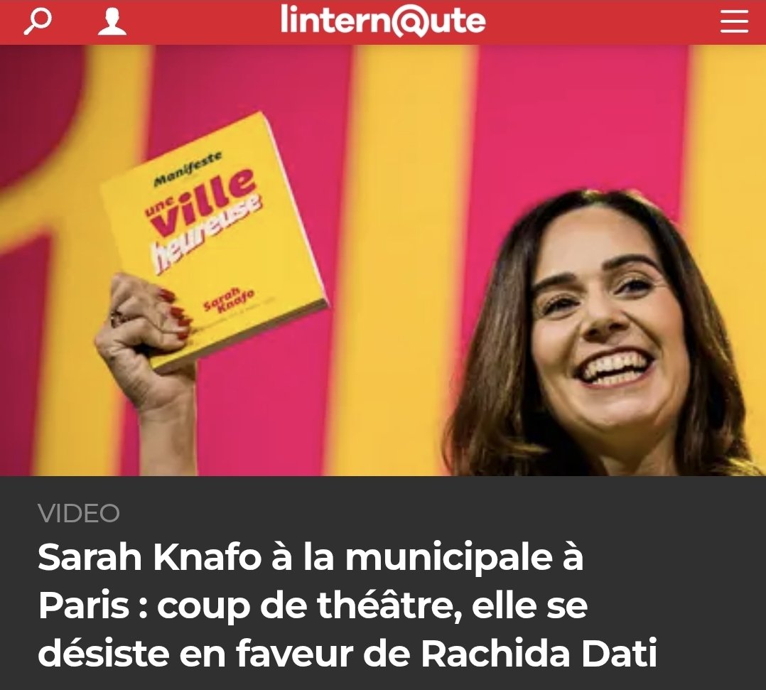 #ReconqueteBrest 
Malheureusement le sacrifice de Sarah Knafo aura été vain pour la mairie de Paris qui reste à gauche ce soir. 
C'est un immense merci que nous devons à son geste car il nous a sauvé ici sur Brest. Elle nous a poussé à faire notre devoir et cela a fonctionné.