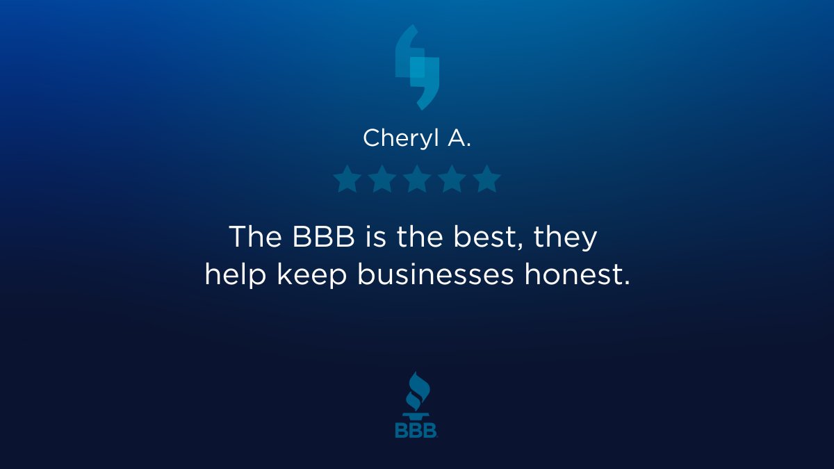 Better Business Bureau tweet media