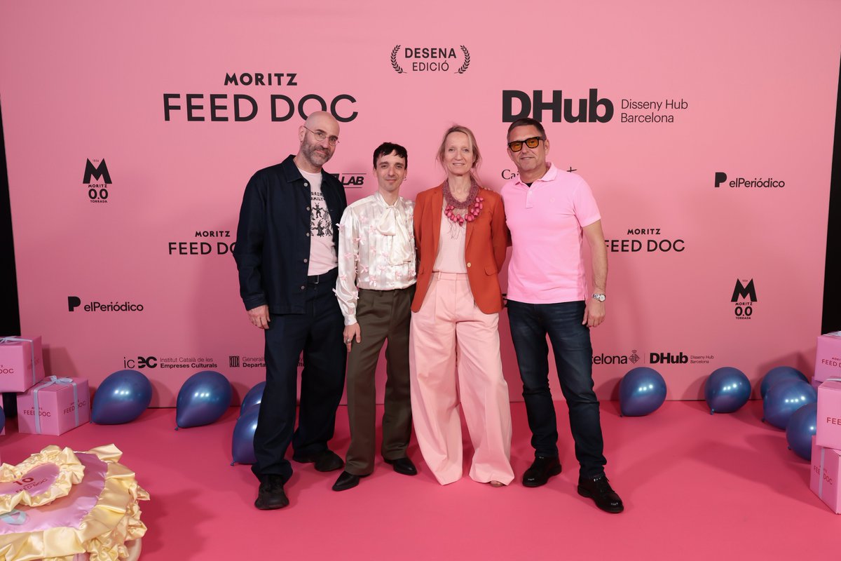 MoritzFeedDoc's tweet photo. Moritz Feed Doc i @DissenyHub van celebrar aquest dissabte la cloenda de la 10a edició del festival, amb un esdeveniment amb el rosa com a protagonista. Es va projectar el film sobre Miguel Adrover "The Designer is Dead".
 Moltes gràcies per acollir-nos en aquesta gran nit! https://t.co/9z8iXz024Y