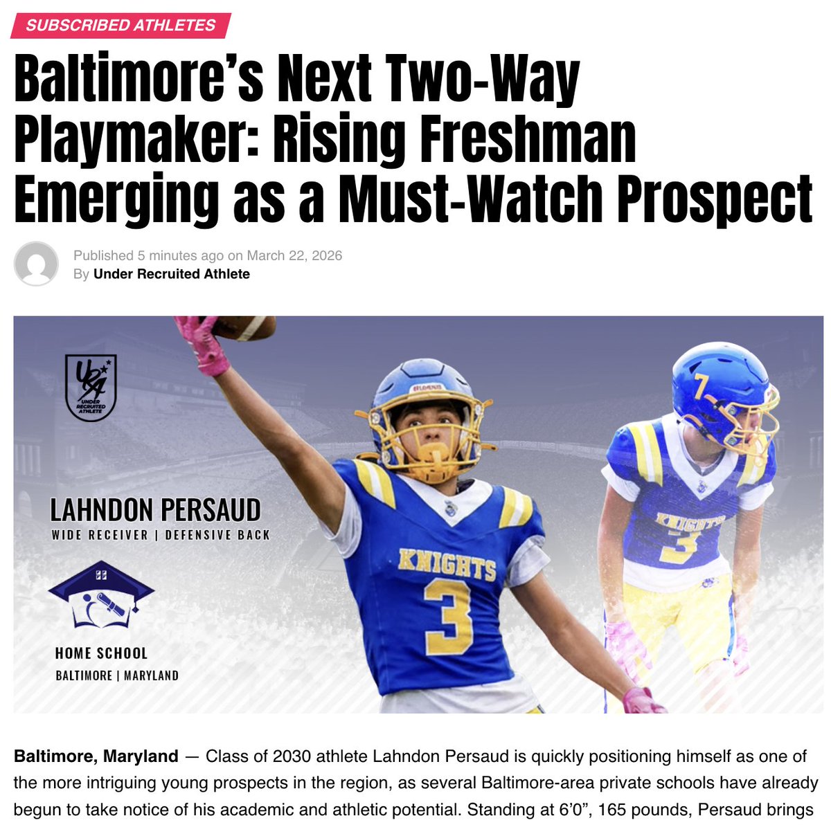 Under Recruited Sport Show tweet media