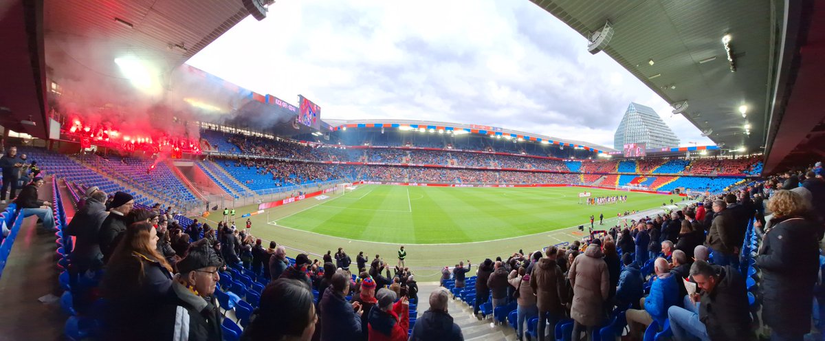 RebelSaint87's tweet photo. Taking my sabbatical match tally to 30 with 28 new grounds, 4 Swiss Super League matches while Interrailling around Switzerland. 
14/3, 297: FC Zurich v Sion
15/3, 298: FC Basel v Servette
21/3, 299: Servette v Grasshopper Club Zurich
22/3, 300: BSC Young Boys v Lugano https://t.co/DU2MAyVjM1
