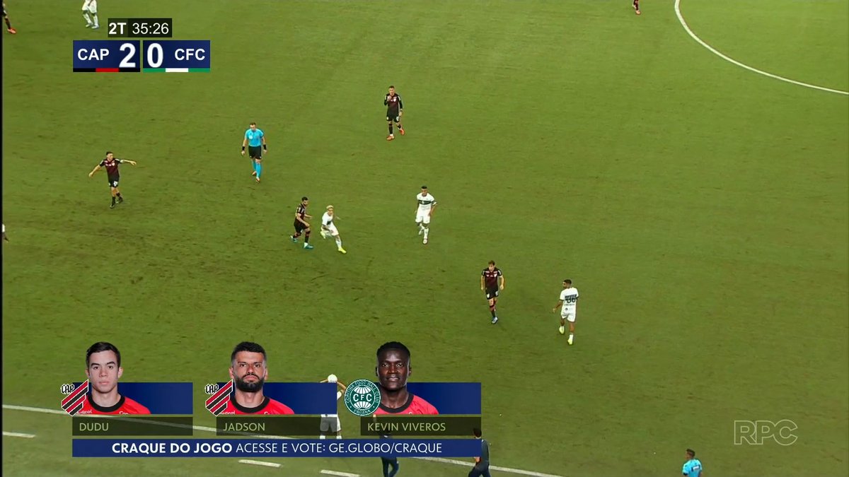 Depois de ouvir "MENDONÇA" durante o jogo todo, eis que habilitamos o Viveros jogador do coxa...

Padrão RPC de qualidade ®