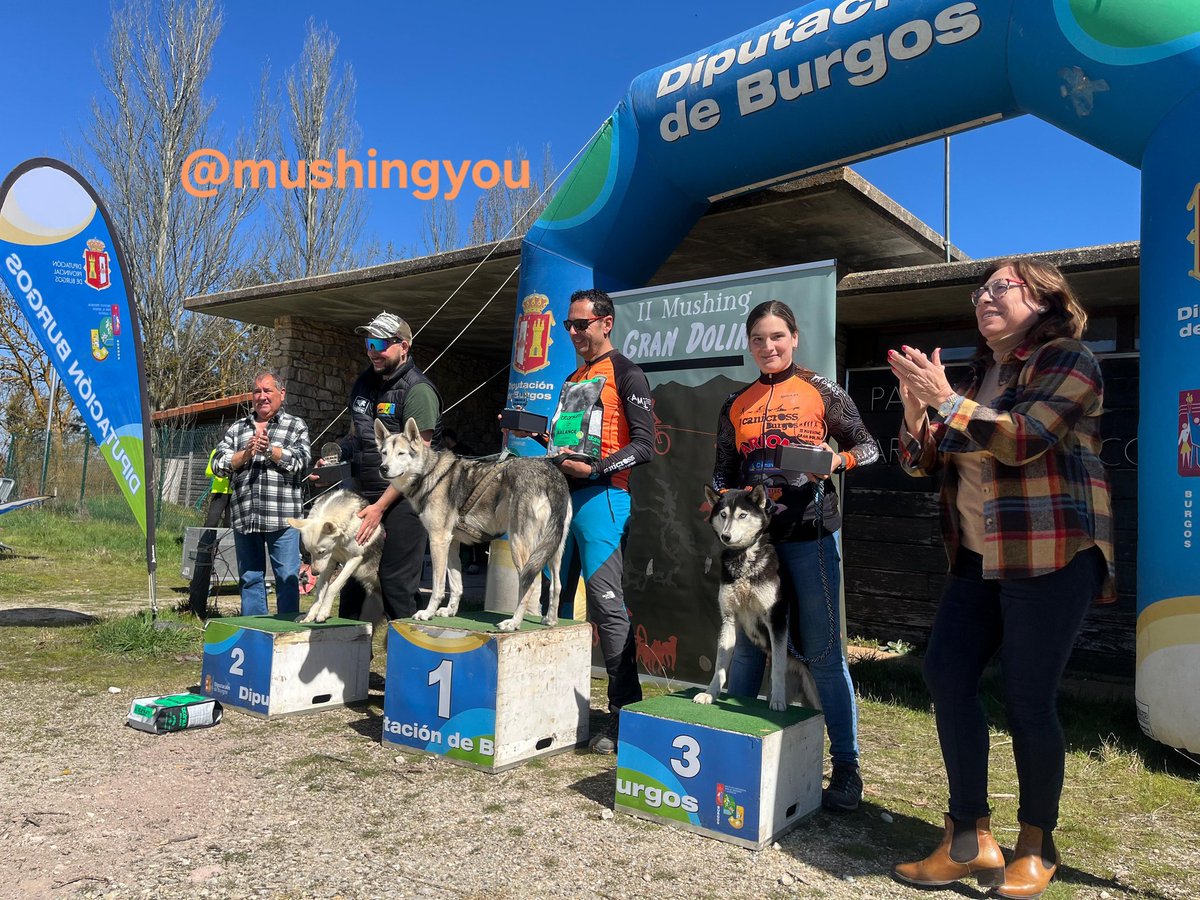 MushingYou's tweet photo. Otra vez terceros con la bici y con el patín en el III Mushing Gran Dolina de Atapuerca este fin de semana! 😄
No puedo estar más orgullosa del trabajo que han hecho mis perros y el equipo humano que me acompaña...
#mushingyou https://t.co/MqI3eC2mFM