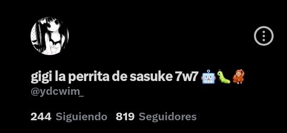 gigi la perrita de sasuke 7w7 🤖🐛🦧 tweet media