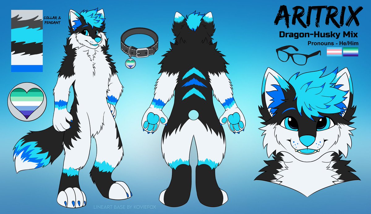 Aritrix 🐺🤍💙 tweet media