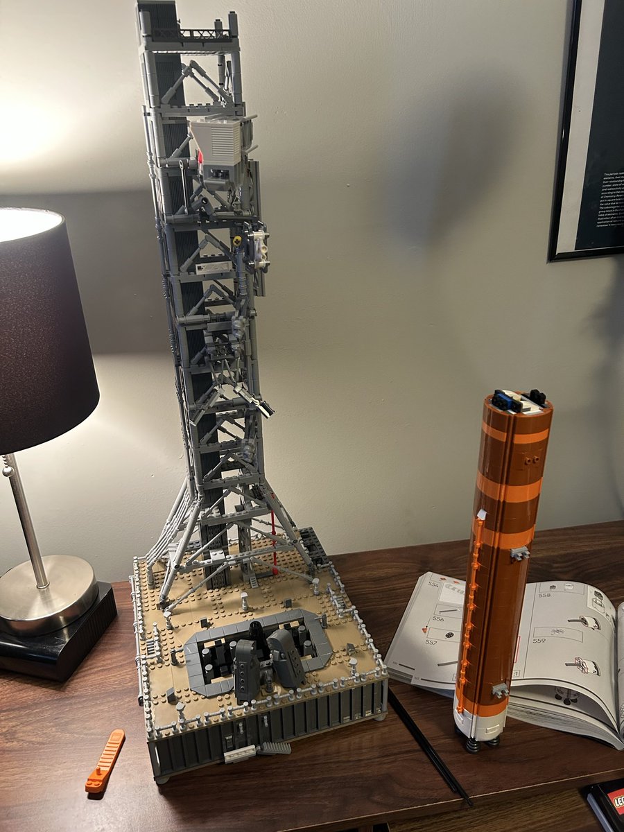 Finally getting towards the end of building SLS. Hopefully no fuel leaks come up