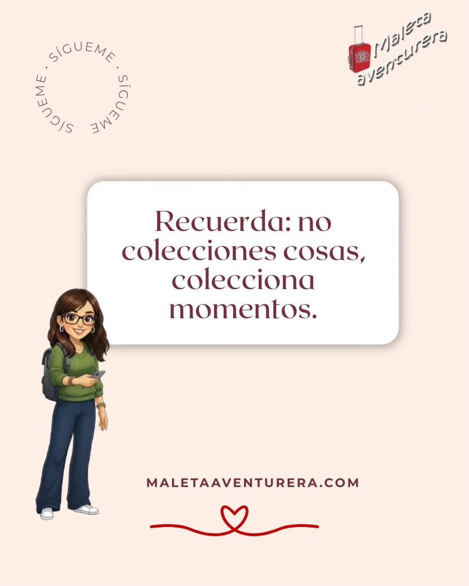 maletaaventure's tweet photo. ✨Colecciona momentos. ¡Buen domingo! #fraces #relax #viajeros https://t.co/SR4HJA0HTz