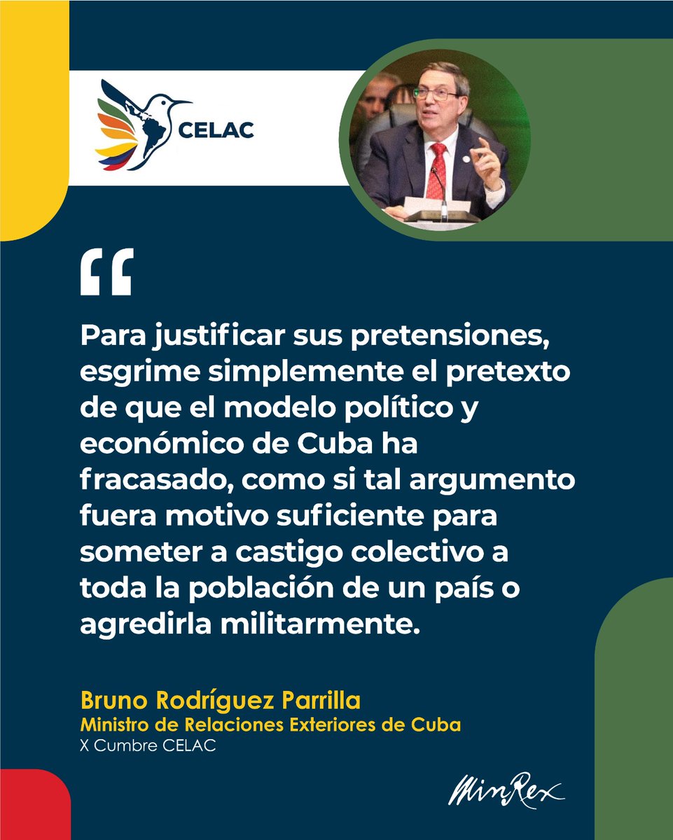 Cancillería de Cuba tweet media