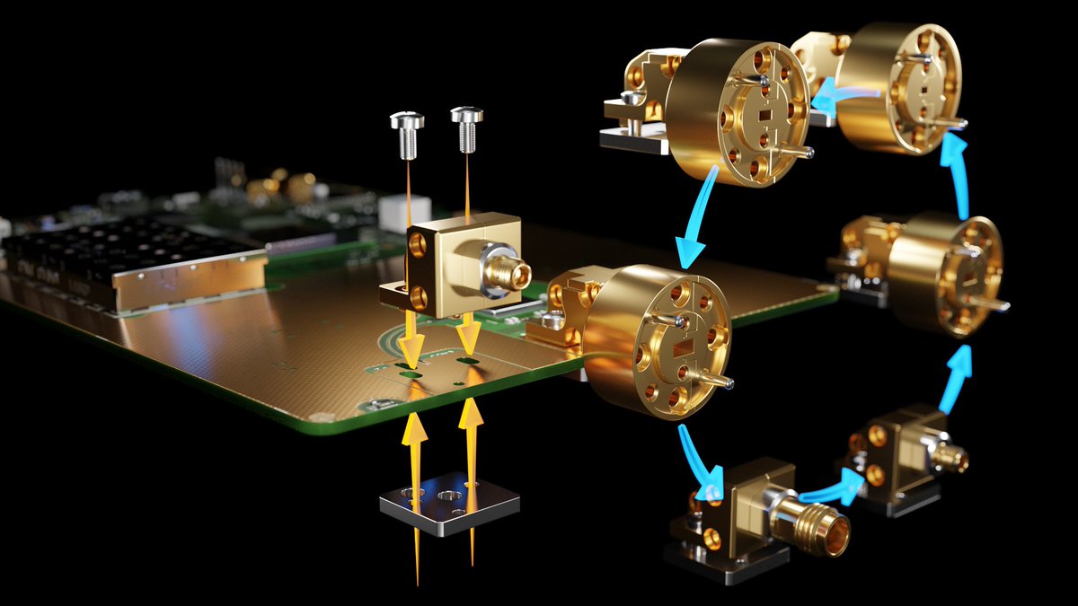 Aaronia_AG's tweet image. Our Edge Mount Waveguide &amp;amp; Coaxial Connectors up to 140GHz 😎
Visit us at Satellite 2026. Identical solder free PCB footprint. You can swap them at any time. WR08, WR10, WR12, WR15 waveguides &amp;amp; 1mm, 1.85mm coaxial.
#Aaronia #RF #Microwave #THz #PCB #Connector