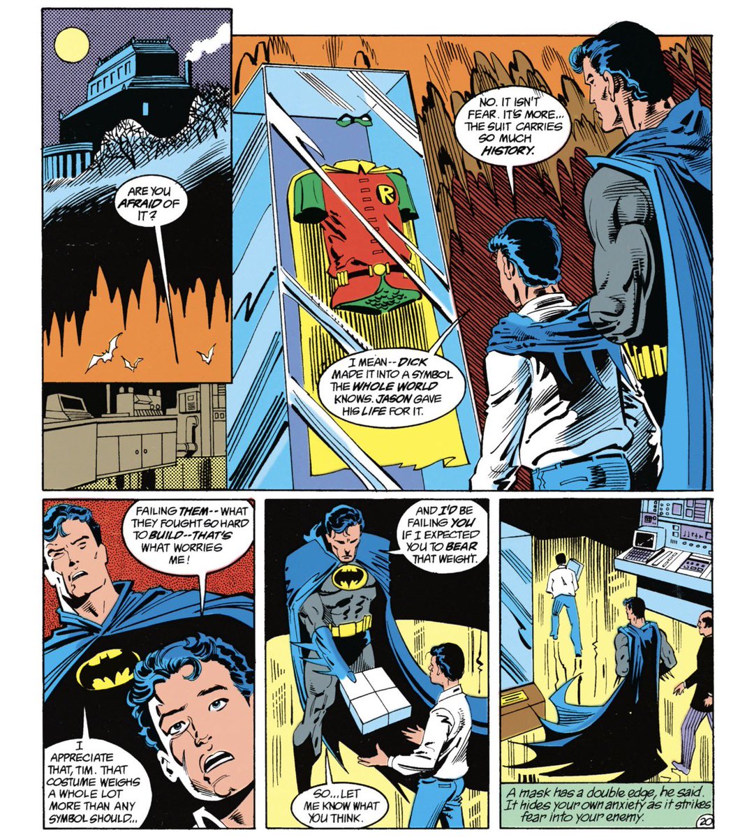 redr09in's tweet image. tim’s admiration for the robin mantle 💔💔