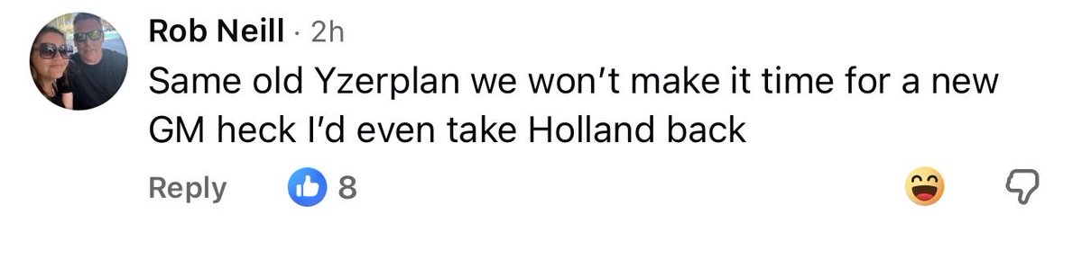 AKTimAdams's tweet image. Seriously I’m getting absolutely shit on, on FB from “fans” because I won’t agree the team is shit and yzerman sucks and we are doomed to miss the playoffs 😂😂 like this peach right here