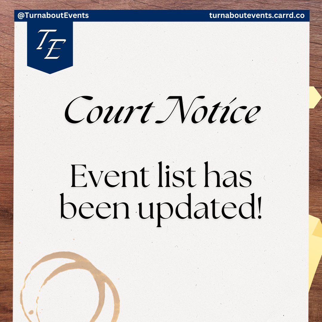 ⚖️ Turnabout Fan Events tweet media