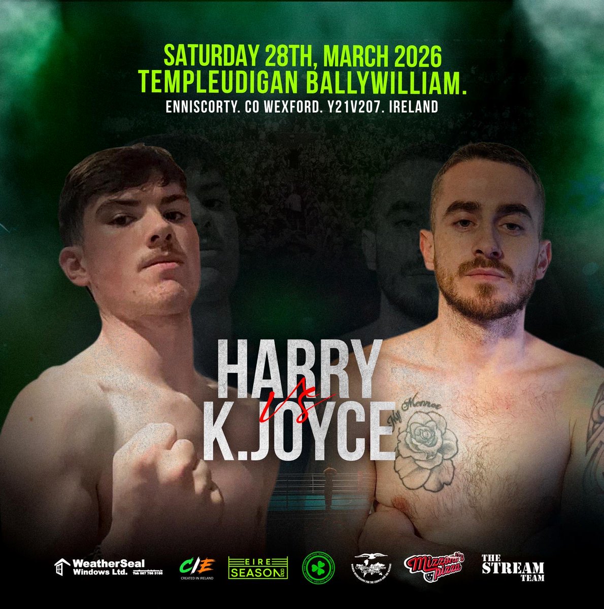 createdineire1's tweet photo. 🏆 Welterweight debut 🏆
🥊 Harry vs.  Kieran Joyce 
📅 28 March
🎟️ Tickets available — link in bio https://t.co/yde9RrEisj