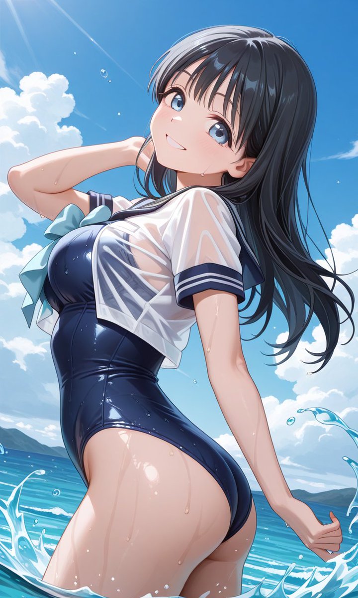 satu (さつ)AI絵師 頚椎椎間板ヘルニアが調子良い時に浮上 tweet media