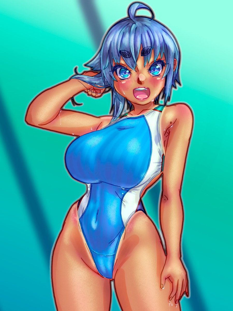 #これを見た人は競泳水着をTLに放流しよう
見ちゃったからにはねぇ 