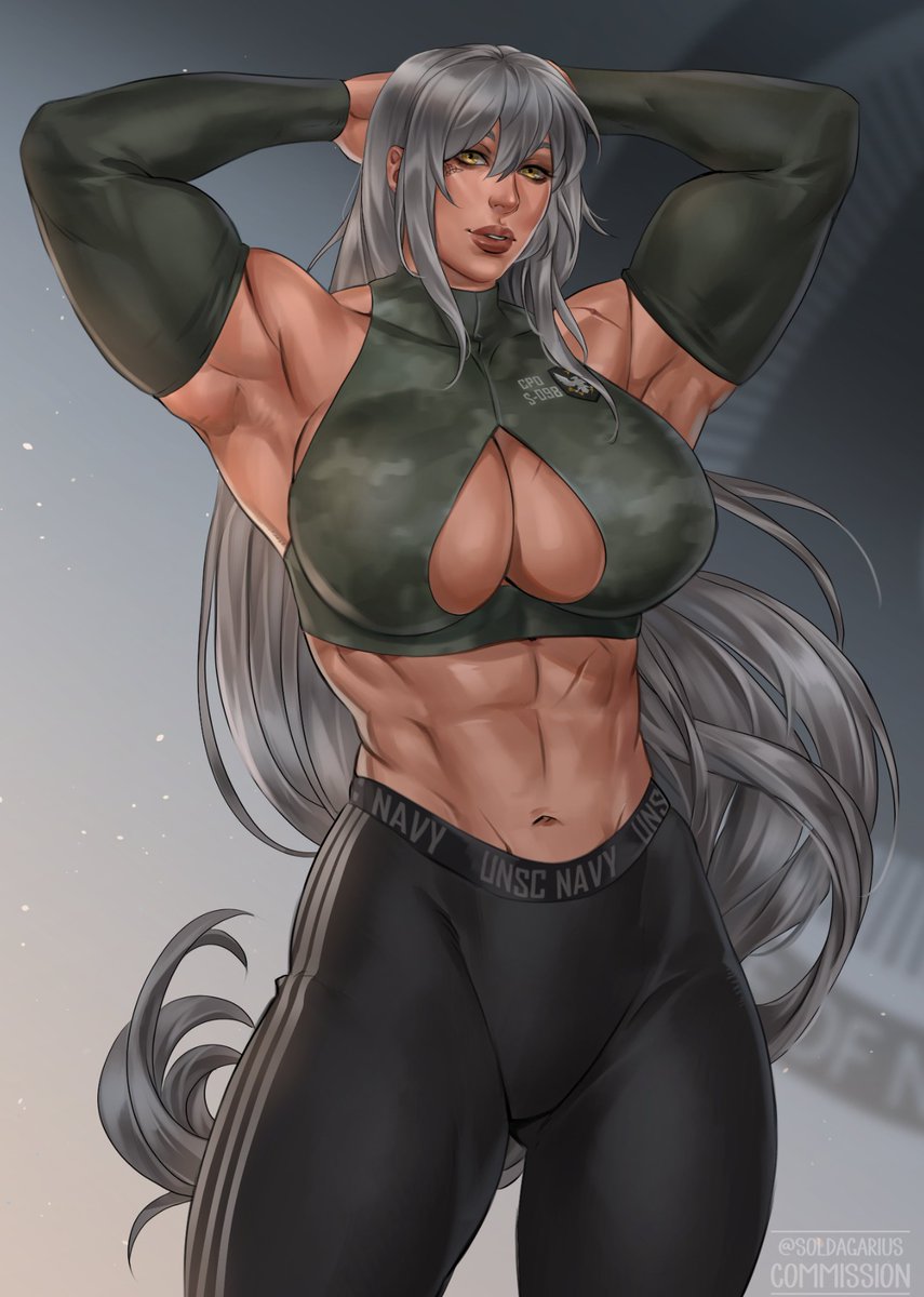 #seductivesunday
trying her hair back before her workout session