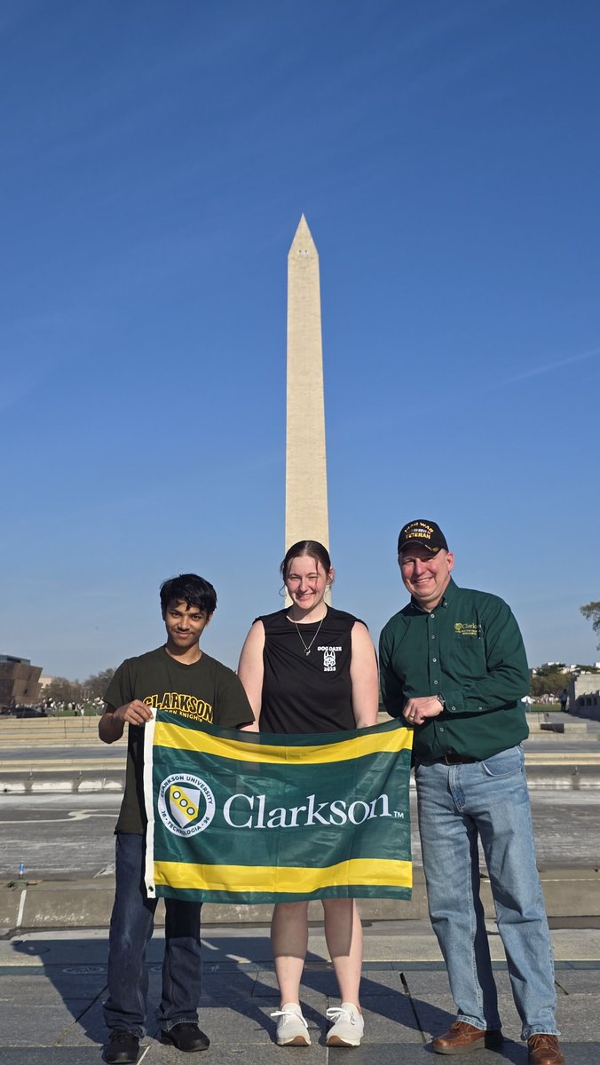 ClarksonCEM's tweet photo. We toured the Library of Congress, the Capitol, Supreme Court, and the Washington Monument. Ending at the Lincoln Memorial was a "wow" moment. Incredible to see the engineering and history behind these landmarks! 🇺🇸🏗️ https://t.co/E2Uh6O2l0X