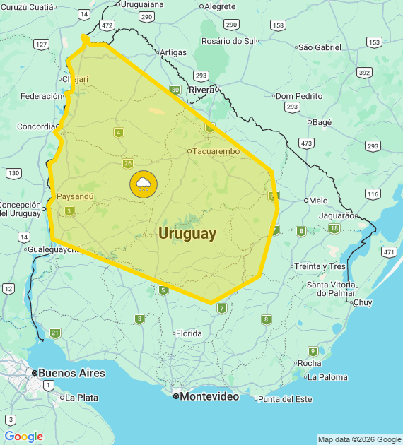 Instituto Uruguayo de Meteorología tweet media
