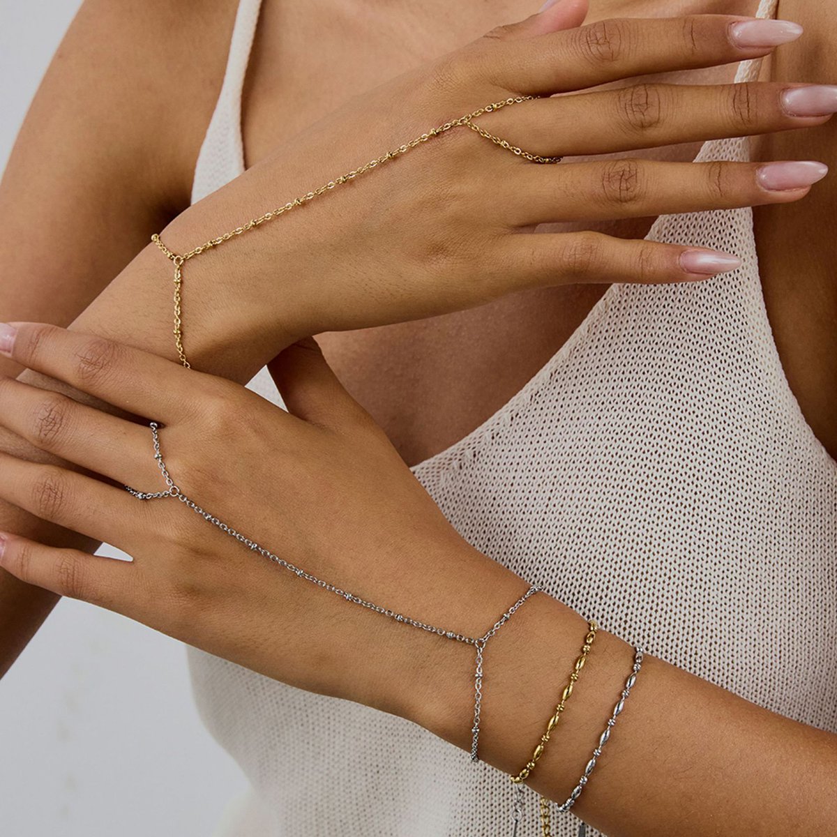 ChicolinkLtd's tweet image. Stack Bracelets

Crafted from premium stainless steel with gold &amp;amp; silver electroplating. Features stackable bead &amp;amp; chain designs for effortless, everyday elegance. 

#StainlessSteelDesign #Electroplating #StackableBracelets #Factory #Manufacturer #CustomWholesale #B2B