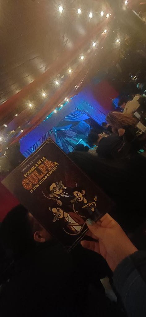 Adrianys09's tweet photo. @venalteatroMX listos para el domingo de caberet de diez en el vicio! https://t.co/Tv1vB0OGdi