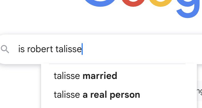 Robert Talisse tweet media