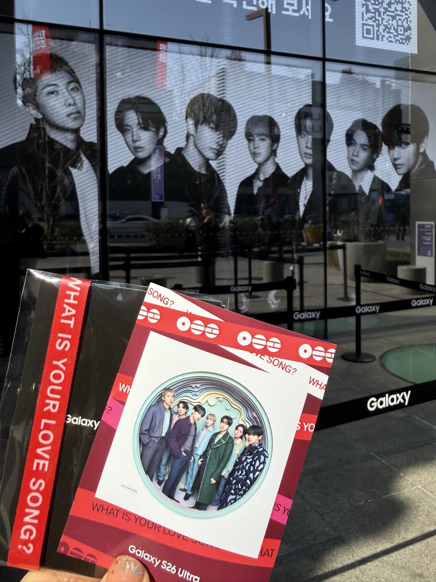 今日はまず、Samsung江南 で『BTS THE CITY ARIRANG - SEOUL Stamp