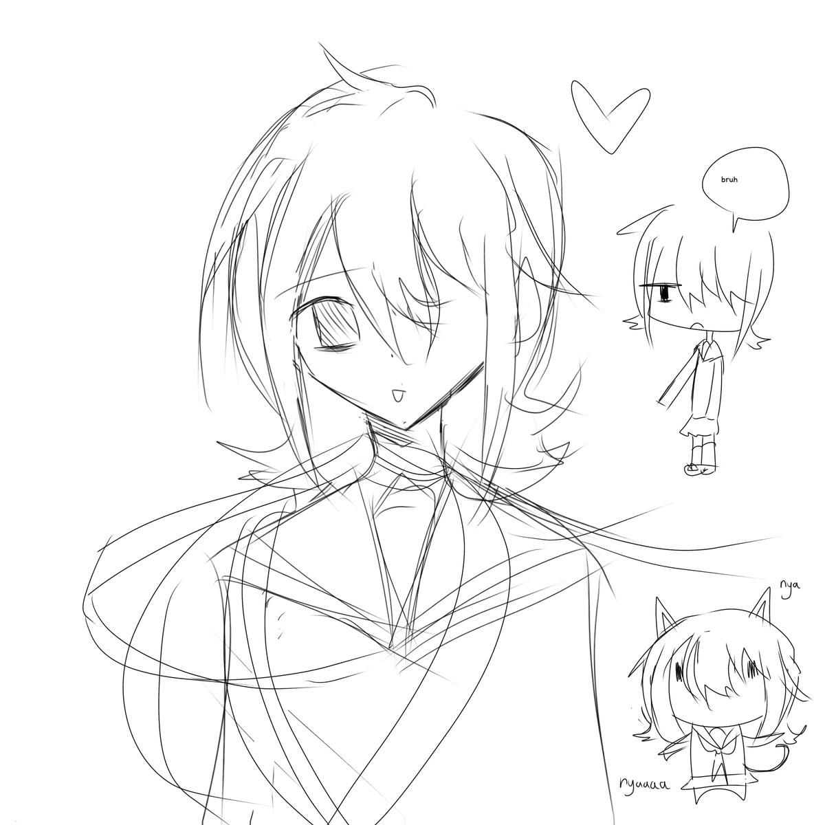 garakutaparade's tweet photo. quick doodle idk i miss my wife #neruke #hi https://t.co/KVGm8itqHo