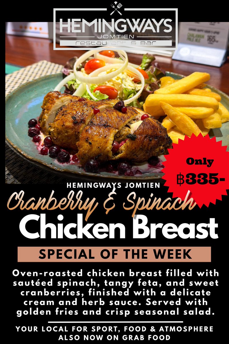 Hemingways • Jomtien tweet media