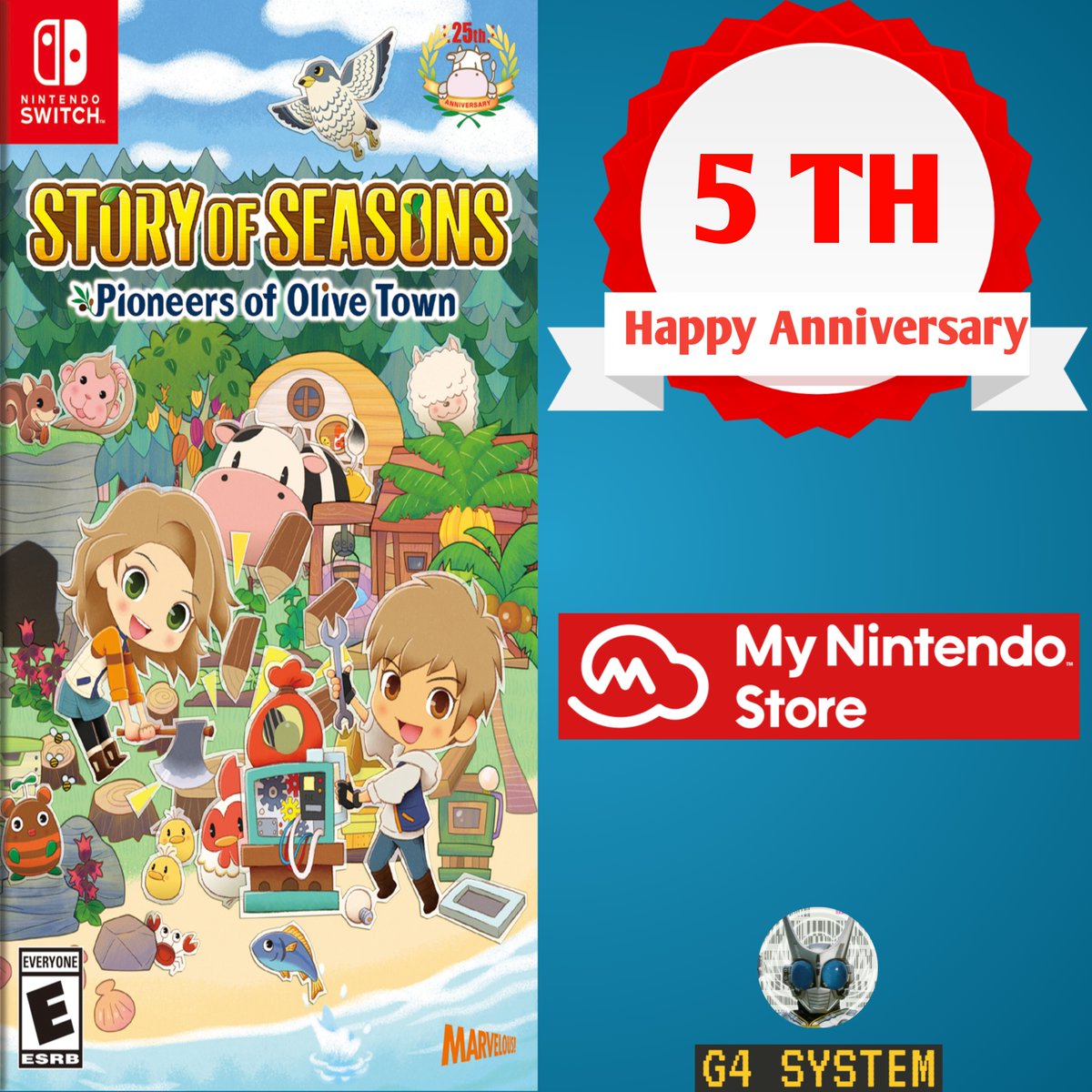 5 years ago

STORY OF SEASONS: Pioneers of Olive Town was released for Nintendo Switch in North America 🇨🇦 🇺🇸