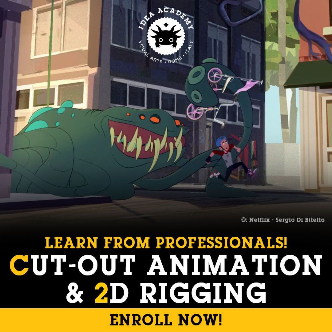 CDReferences's tweet image. Dreaming of animating for 2D series or games? IDEA Academy now offers a 6-month online course to become a specialist in cut-out and rigging, essential for animation production

Info and how to apply tinyurl.com/ideacutout 

#ideaacademyrome #rigging #2danimation #artschool
