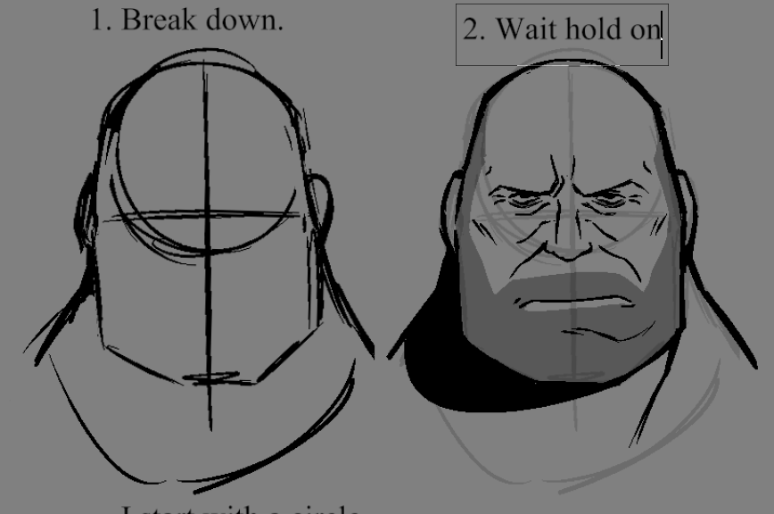 JohnnysStars's tweet photo. Im trying to make a tutorial for how I draw heavy but it's looking like those "make a circle, add some details" drawing tutorials https://t.co/1rhwoQp1Mb