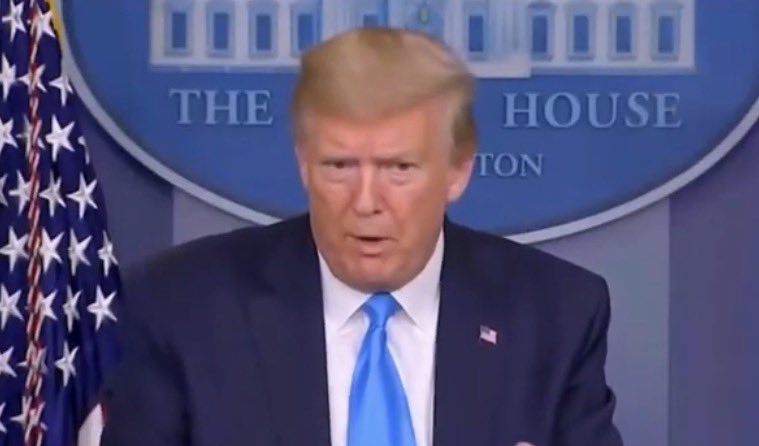 "Yeah, I voted by mail." - Donald J Trump, News Conference... 
President Trump cast a vote-by-mail ballot in Florida on August 18, 2020 after months of questioning the security of the method of voting.