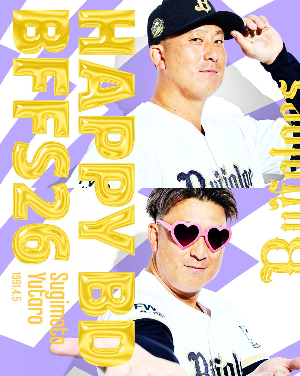 ☆HAPPY BIRTHDAY☆ 本日は杉本 裕太郎選手の誕生日です！ ☆選手名鑑