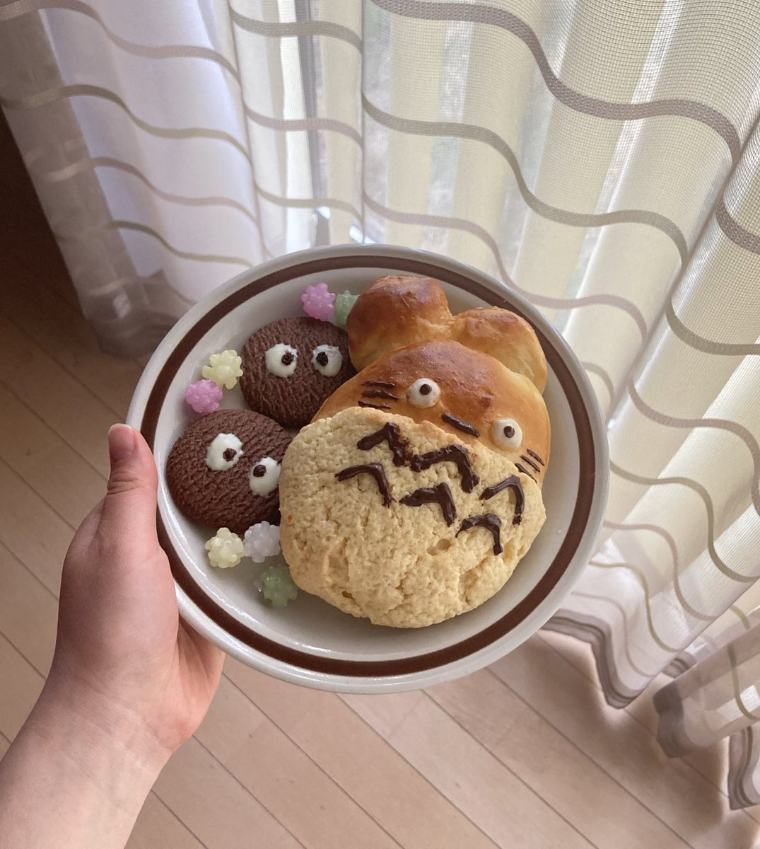 トトロパン焼いたよ🥐
ぽてっとしてかわいいね