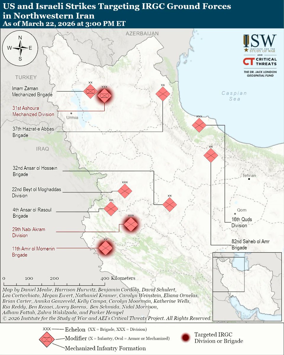 Institute for the Study of War tweet media